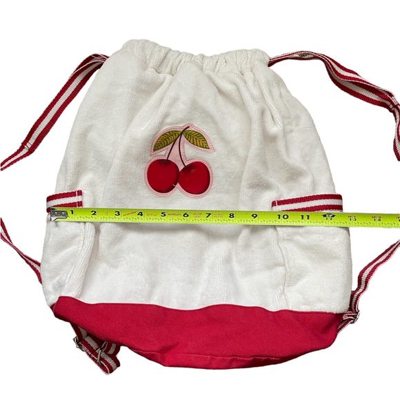 Vintage Cherry Beach Summer Strawberry Shortcake Inspired Cooler Backpack - Picture 6 of 8